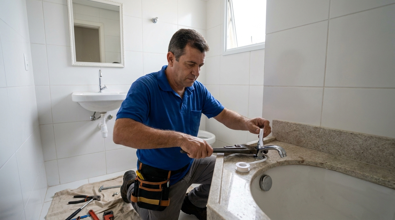 Instalação de torneira de cozinha em Carapicuíba‑SP